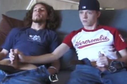 Adam And EJ sucking twink ramrod