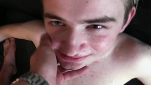 Playful gay guy happily takes this dick in the bum