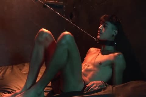 Humiliating Puppy Play Ends With Creamy homosexual butthole