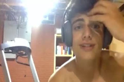 twink Showing His shlong And wazoo In Live