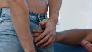 Noir Male - Trent King amongst Nic Sahara rimjob