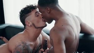 Noir Male - Muscle Trey Donovan butt sex masturbating