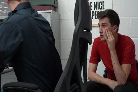 teen teen Pleases Security Guard