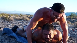 Falcon Studios - Ryan Rose in boots bondage outdoors
