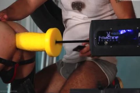 James Oakleigh Takes A Serious Fisting And Monster poke Machine vibrator