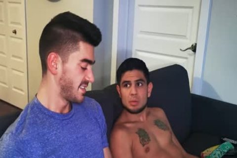 Blindfolded Roommate receives weenie To Distract Him