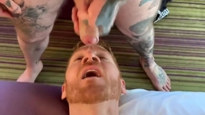 Redhead loves A Tattooed 10-Pounder