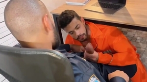 Policeman Made Prisoner His slut. sexy homo Sex