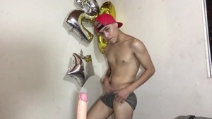 BarebackLatinoz - Young wearing underwear hard stroking