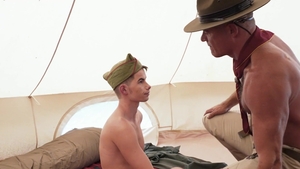 ScoutBoys - Muscled bear Scout Maxwell feels up to loud sex