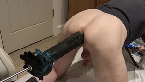 monstrous dildo Rammed Hard And Fast After 10-Pounder Pumping - nail Machine