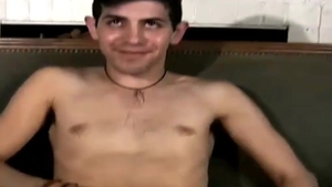 DirtyBoyVideo: Theo jerking big cock at the audition