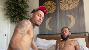 Hunk black banging Tatted Bottom