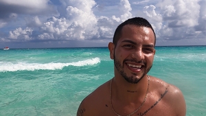 Latin Leche: DILF Antuan Can't Resist the Beach Charm